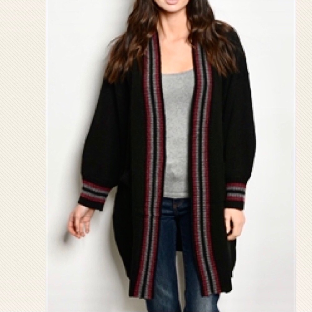 Deja oversized cardigan knit sweater duster